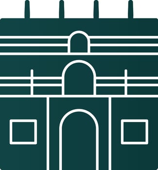 Royal conservatory Vector Icon Design