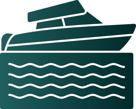 Speed boat Vector Icon Design