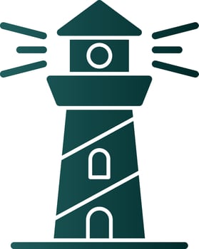 Lighthouse Vector Icon Design
