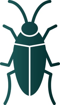 Cockroach Vector Icon Design