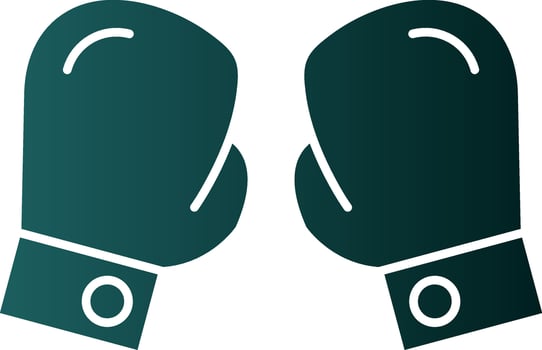 Boxing gloves Vector Icon Design