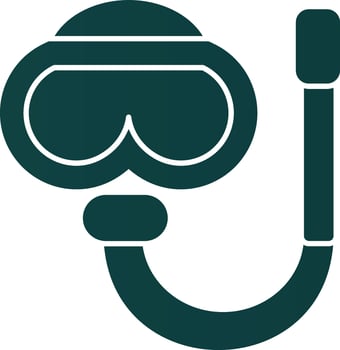Snorkling Vector Icon Design