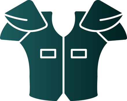 Shoulder pads Vector Icon Design