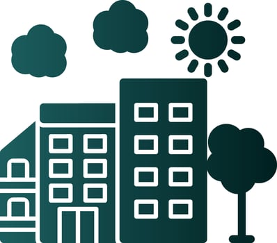 Skyscraper Vector Icon Design