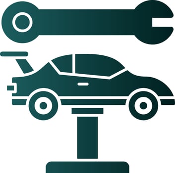 Car repair Vector Icon Design