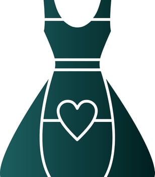 Dress Vector Icon Design
