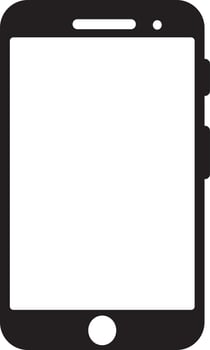 Illustration of a smartphone. vector