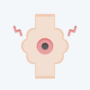 Icon Joint. related to Body Ache symbol. flat style. simple design editable. simple illustration vector