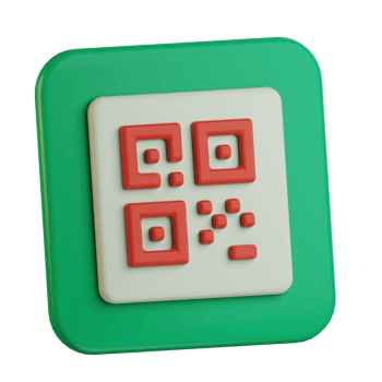 scan qr code for easy transaction and payment method commerce 3d icon illustration design png