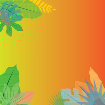 Background design with summer theme vector