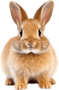 Rabbit cute with . png