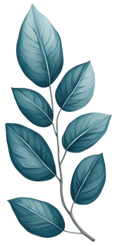 Watercolor green leave. png