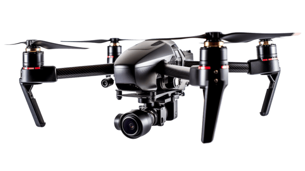 Drone flying on farming to inspection and scanning the area for monitoring. Smart farming and researching technology concept.Transparent background... png