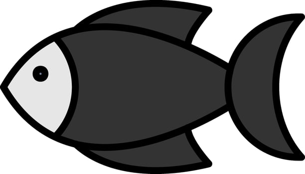 Fish Vector Icon Design