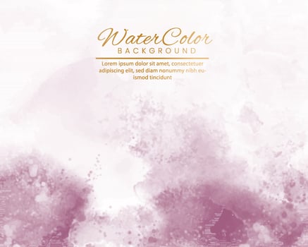 Abstract splashed watercolor background. Design for your cover, date, postcard, banner, logo. vector