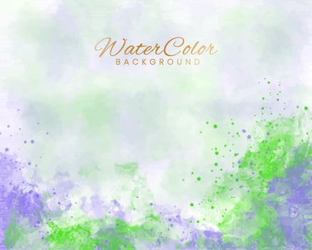 Abstract splashed watercolor background. Design for your cover, date, postcard, banner, logo. vector