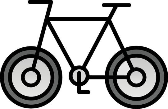Bicycle Vector Icon Design