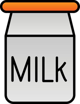 Milk Vector Icon Design