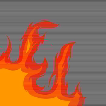 fire and flames, fire illustration for spicy food packaging design, flame background, illustration of a burning fire vector