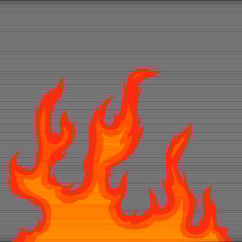 fire and flames, fire illustration for spicy food packaging design, flame background, illustration of a burning fire vector