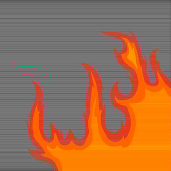fire and flames, fire illustration for spicy food packaging design, flame background, illustration of a burning fire vector