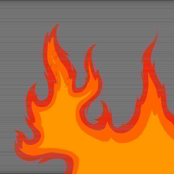 fire and flames, fire illustration for spicy food packaging design, flame background, illustration of a burning fire vector