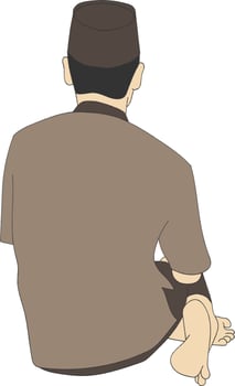 Muslim Prayer Movement vector