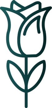 Tulips Vector Icon Design
