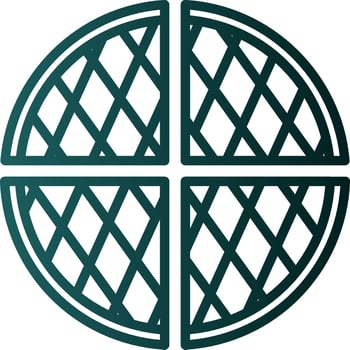 Waffle Vector Icon Design
