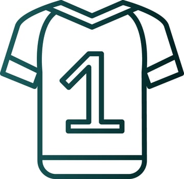 Soccer jersey Vector Icon Design