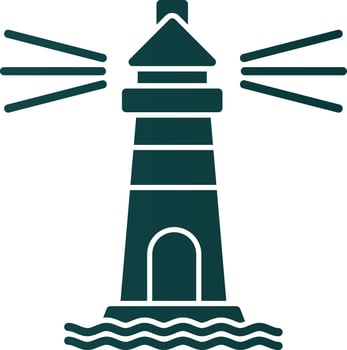 Lighthouse Vector Icon Design