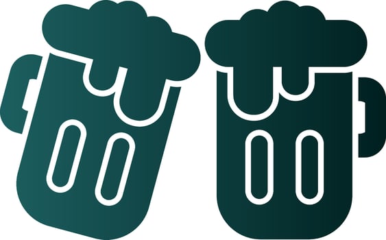 Beer mug Vector Icon Design