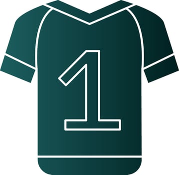 Soccer jersey Vector Icon Design