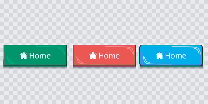 home button sign symbol collection vector design