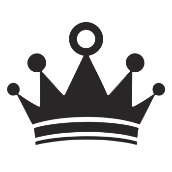 King and Queen Crown Silhouette png