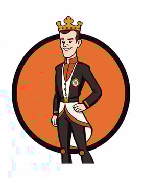 royal king logo vector