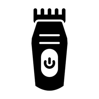 Shaving Machine Glyph Icon Design vector