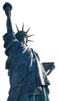 Cut out Statue of Liberty png