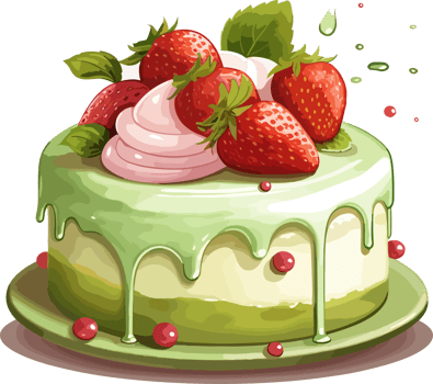 Cartoon Cake , illustration, Cute Design, png