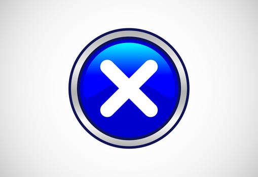 Delete button trash can, bin symbol. Delete web icon vector illustration