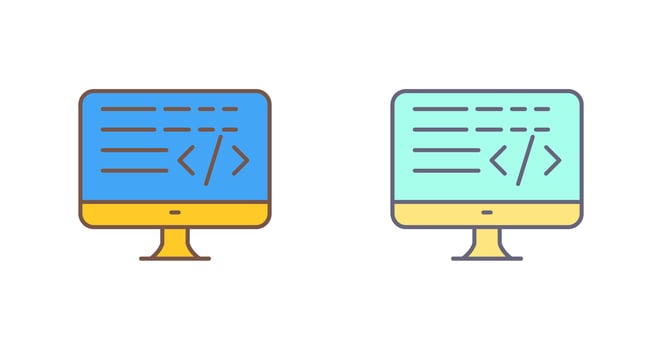 Coding Vector Icon