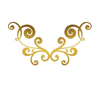 Vector damask vintage baroque scroll ornament swirl. Victorian monogram heraldic shield swirl. Retro floral leaf pattern border foliage antique  acanthus calligraphy engraved tattoo.Tile decor element
