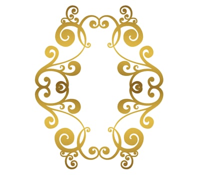 Vector damask vintage baroque scroll ornament swirl. Victorian monogram heraldic shield swirl. Retro floral leaf pattern border foliage antique  acanthus calligraphy engraved tattoo.Tile decor element