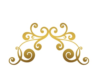 Vector damask vintage baroque scroll ornament swirl. Victorian monogram heraldic shield swirl. Retro floral leaf pattern border foliage antique  acanthus calligraphy engraved tattoo.Tile decor element