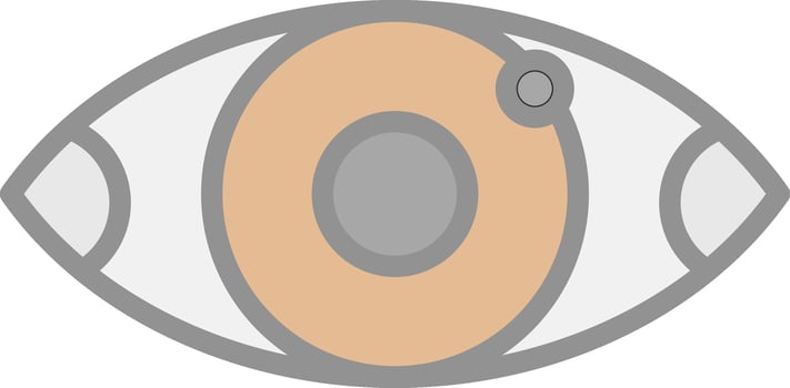 Red eyes Vector Icon Design