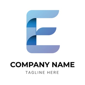 Letter gradient colorful logo design vector