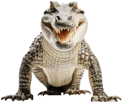 Crocodile with . png