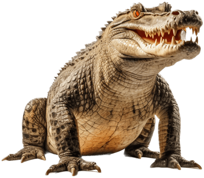 Crocodile with . png