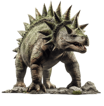 Stegosaurus png AI generated