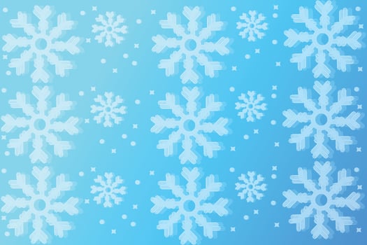 Winter Snowflake background, Christmas snowfall, backdrop winter snowflake illustration. vector